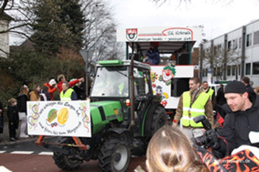 Karneval 2014 - Motto-Wagen der IG Erkrath