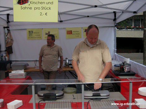 IG Erkrath: Sommerfest 2011 (v. l.: Thomas Spiritus, Wolfgang Cüppers)