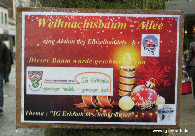 2012-11-26 - IG Erkrath schmückte Weihnachtsbaum 